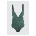 Trendyol Deep V-Neck Swimsuit