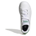 Juniorská rekreačná obuv ADIDAS Advantage Court Jr cloud white green core black