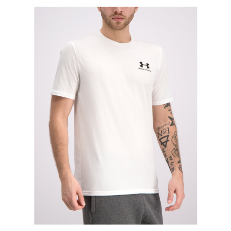 Under Armour Tričko 1326799 Biela Loose Fit