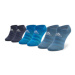 Adidas Súprava 3 párov kotníkových ponožiek unisex Light HE4996 Modrá