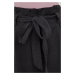 Šortky Superdry dámske, čierna farba, jednofarebné, vysoký pás