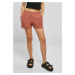 Women's organic terracotta terry shorts