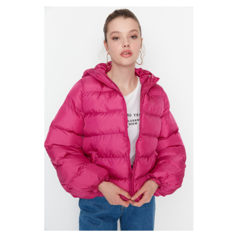 Trendyol zimná bunda - fialová - puffer