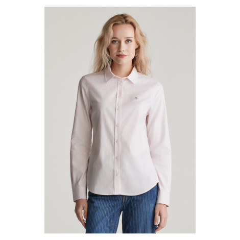 KOŠEĽA GANT SLIM STRETCH OXFORD SHIRT LIGHT PINK