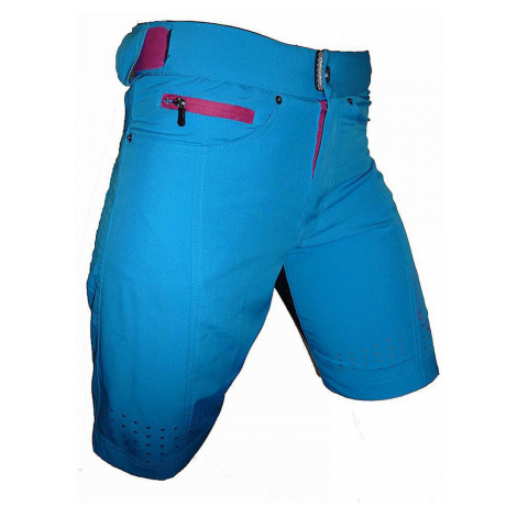 HAVEN Cyklistické nohavice krátke bez trakov - AMAZON LADY - modrá