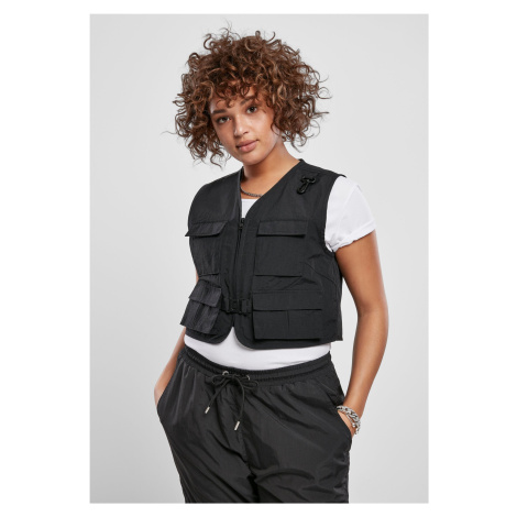 Women's Short Tactical Vest Black Urban Classics