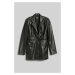 Bunda Karl Lagerfeld Recycled Leather Zip Jacket Black