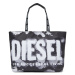 Taška Diesel Rave Tote Ns X Shopping Bag Čierna