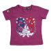 Boys' T-shirt with purple application