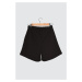 Trendyol Black Tom & Jerry Licensed Embroidered Knitted Shorts & Bermuda