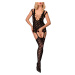 Bodystocking Hot in Here Diamonds Farba: Čierna