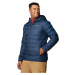 TMAVOMODRÁ PÁNSKA PREŠÍVANÁ BUNDA COLUMBIA DELTA RIDGE II DOWN HOODED JACKET 2086222464