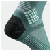 Turistické ponožky Hike 500 vysoké 2 páry zelené