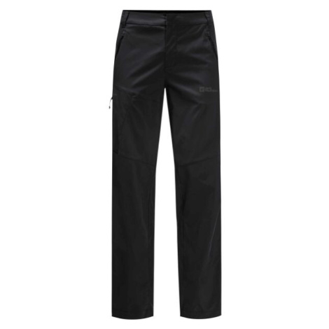 Jack Wolfskin GLASTAL PANTS M Pánske outdoorové nohavice, čierna, veľkosť