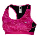 Women's bra Mizuno Alpha Graphic Bra Pink Peacock