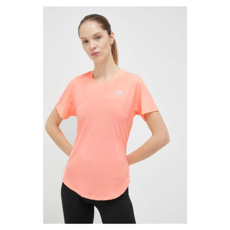 Bežecké tričko New Balance Accelerate oranžová farba
