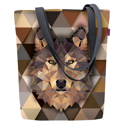 Bertoni Unisex's Canvas Bag Sunny Wolf