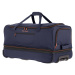 Travelite Basics Wheeled duffle L Navy/orange