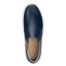 Vasky Leny Blue - Dámske kožené slip on modré, ručná výroba jesenné / zimné topánky