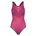 Dámske plavky na sút'aže arena powerskin carbon duo top pink