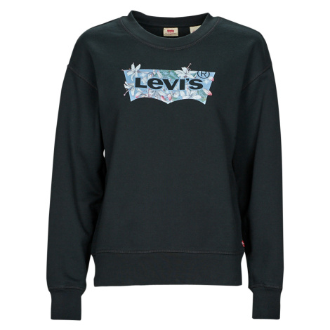 Levis  GRAPHIC STANDARD CREW  Mikiny Čierna Levi´s