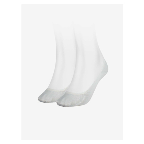 Tommy Hilfiger Underwear Ponožky 2 páry Biela