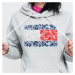 TOMMY JEANS W Floral Flag Hoody Grey
