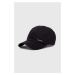 Bavlnená šiltovka Calvin Klein čierna farba, jednofarebná, K50K510487
