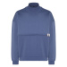 Trendyol Limited Edition Indigo Oversize/Wide Cut Labeled Fleece Thick Sweatshirt