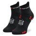 Compressport Ponožky Vysoké Unisex Pro Racing Socks V4.0 Run Low XU00047B_906 Čierna