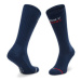 Tommy Jeans Súprava 2 párov vysokých ponožiek unisex 701218957 Tmavomodrá