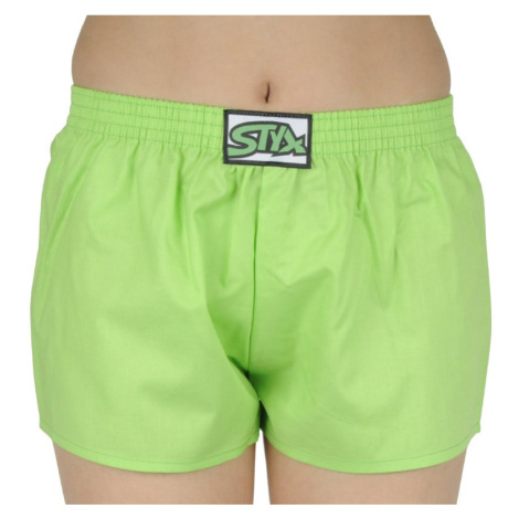 Styx classic rubber green children's briefs