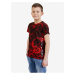 Červené chlapčenské vzorované tričko SAM 73 Sylvester