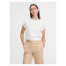 Orsay Women's White T-Shirt with Short Sleeves - Women