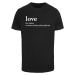 Ladies Love Definition T-Shirt Black