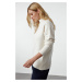 Trendyol Ecru Wool Basic Knitted Sweater