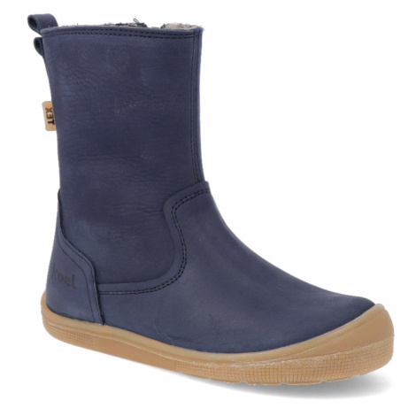 Barefoot zimné topánky s membránou KOEL4kids - Eleanor Blue modré