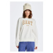 MIKINA GANT REL LOGO C-NECK SWEAT EGGSHELL