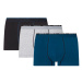 LIVERGY® Pánske boxerky, 3 kusy (čierna/modrá/sivá)