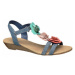 Modré dievčenské sandále Graceland