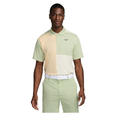 Nike Dri-Fit Victory+ Blocked Mens Honeydew/Coconut Milk/Pale Vanilla/Black Polo košeľa