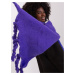 Dark purple wide women's scarf