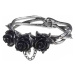 náramok dámske - Wild Black Rose - ALCHEMY GOTHIC - A125