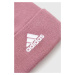 Čiapka adidas Performance ružová farba, z hrubej pleteniny