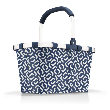 Skladací nákupný košík Reisenthel Carrybag Frame Signature Navy