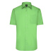 James & Nicholson Pánska košeľa s krátkym rukávom JN680 - Limetkovo zelená