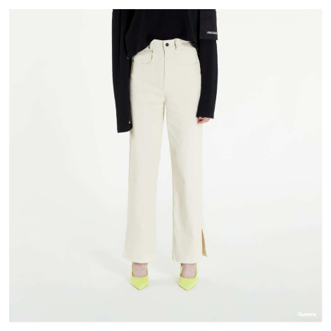 Kalhoty Sixth June Slit Wide Leg Pants Cream