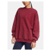 Women's sweatshirt Under Armour UA Icon HWT Flc OS Crew-RED - Women's