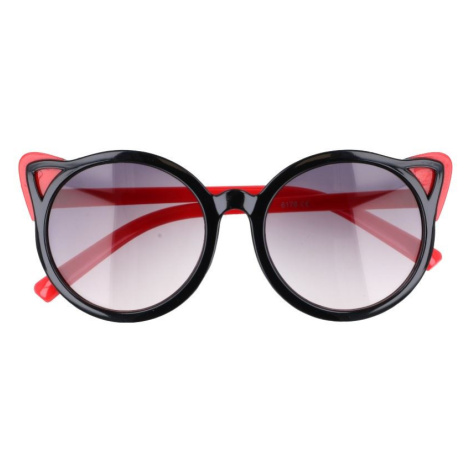 Sunmania Červeno-čierne špicaté slnečné okuliare pre deti &quot;Tiger&quot; 393745852