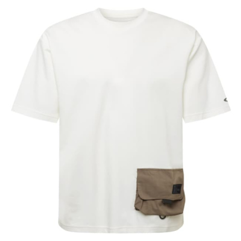 OAKLEY Funkčné tričko  kaki / biela